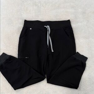 Figs Black Jogger Sweatpants